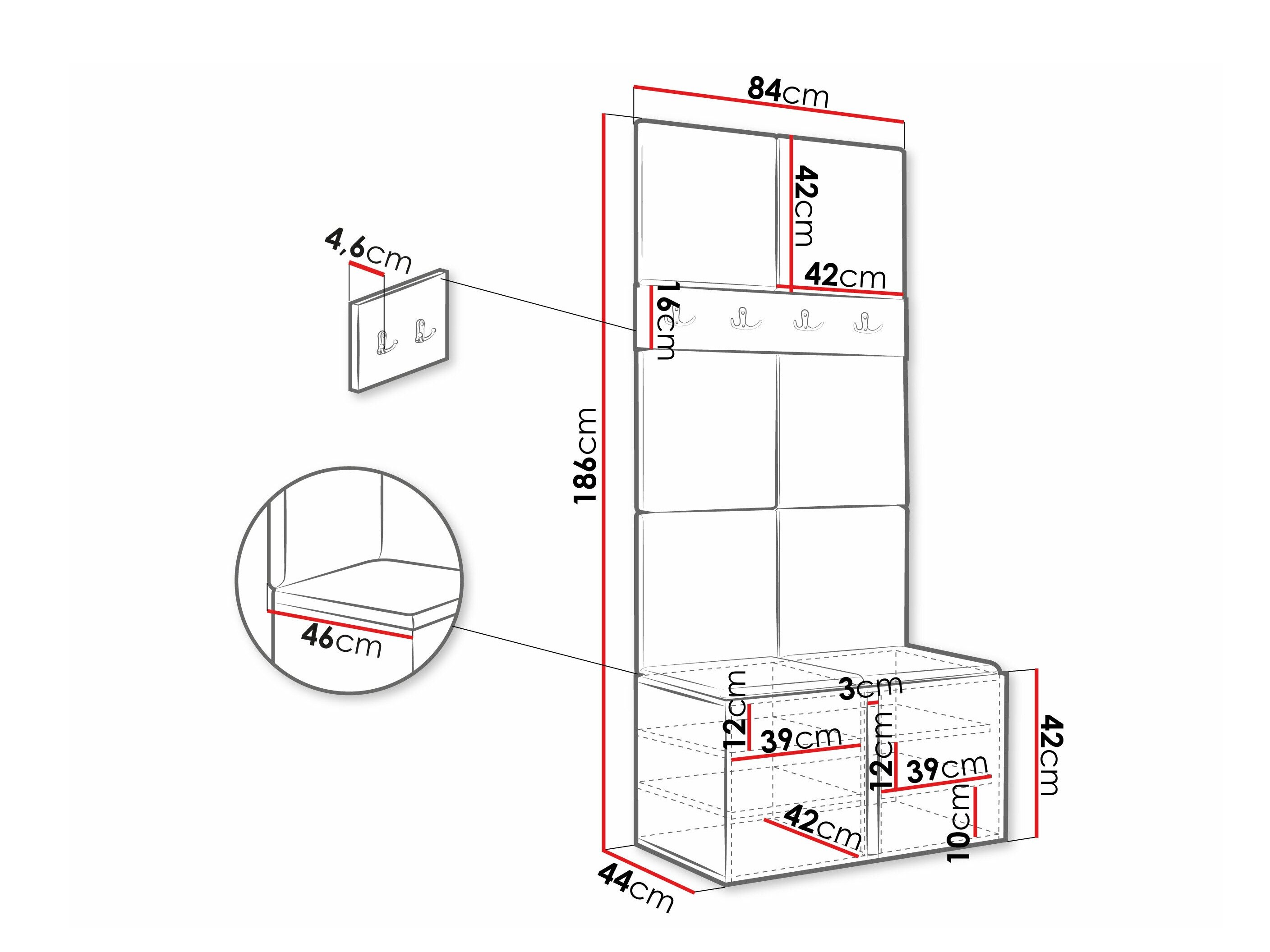 Entrésæt Pinis IV (Hvid)