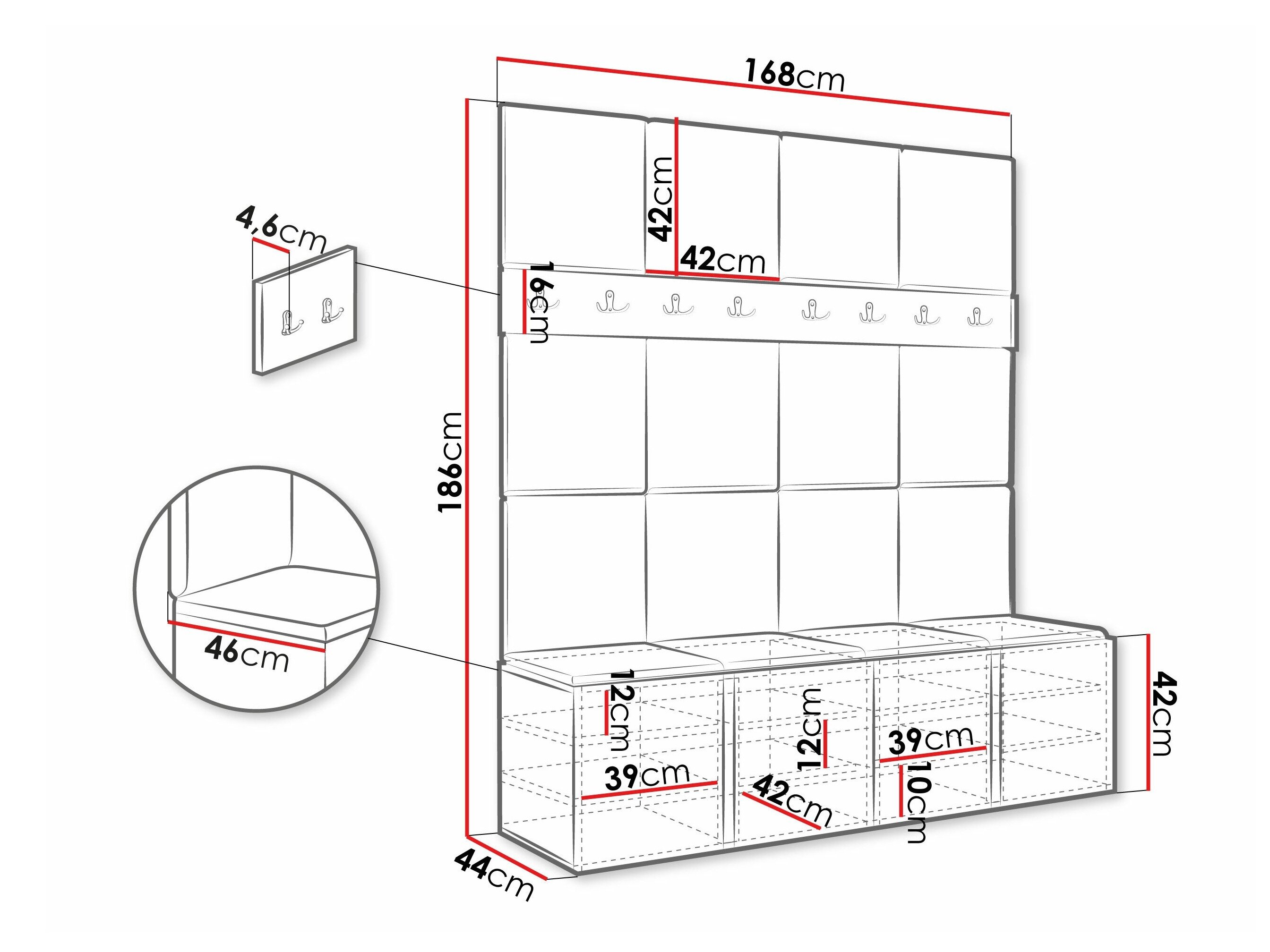 Entrésæt Hartford 268 (Øko læder blødt 011)