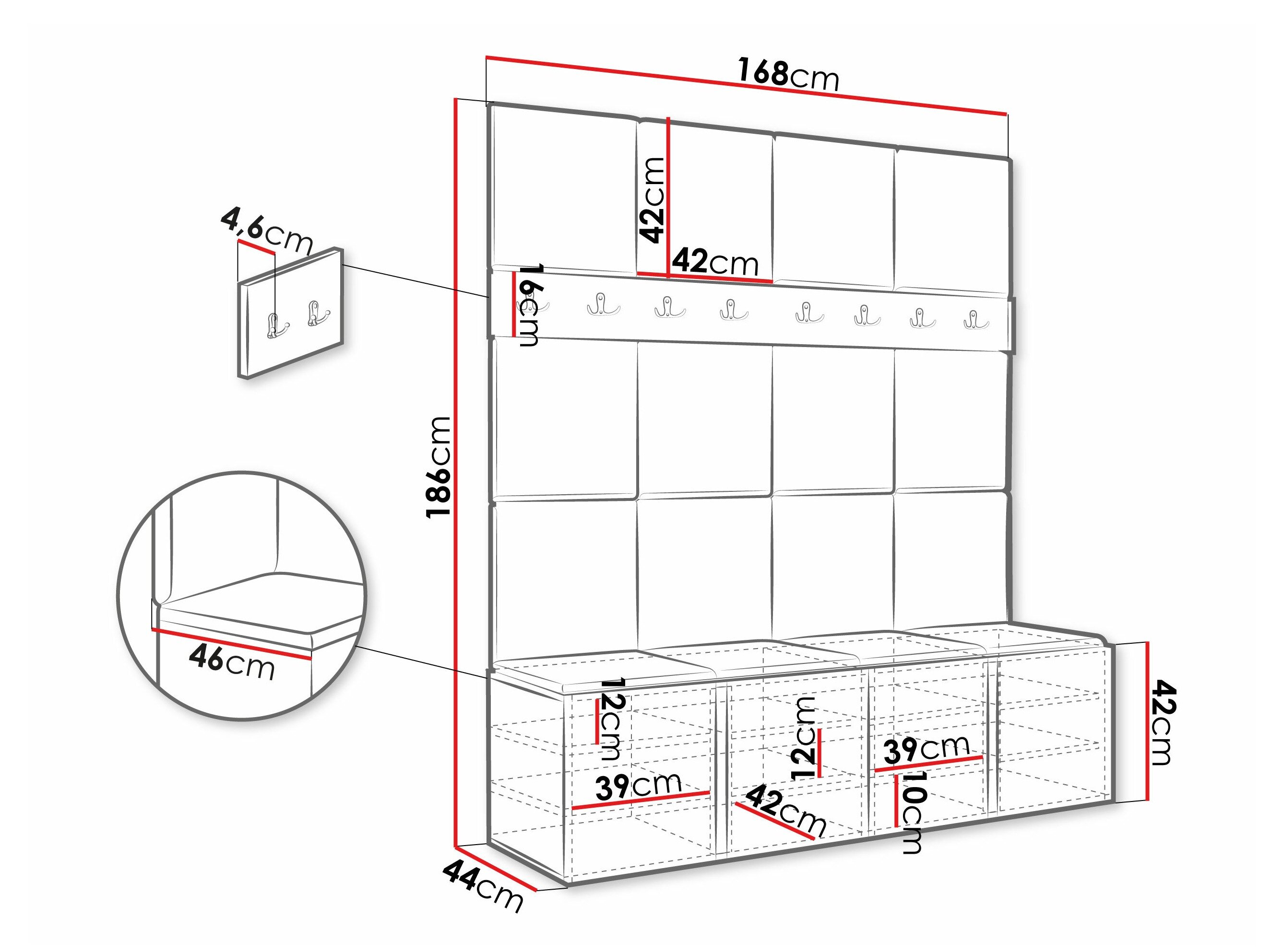 Entrésæt Pinis V (Øko læder blødt 017)
