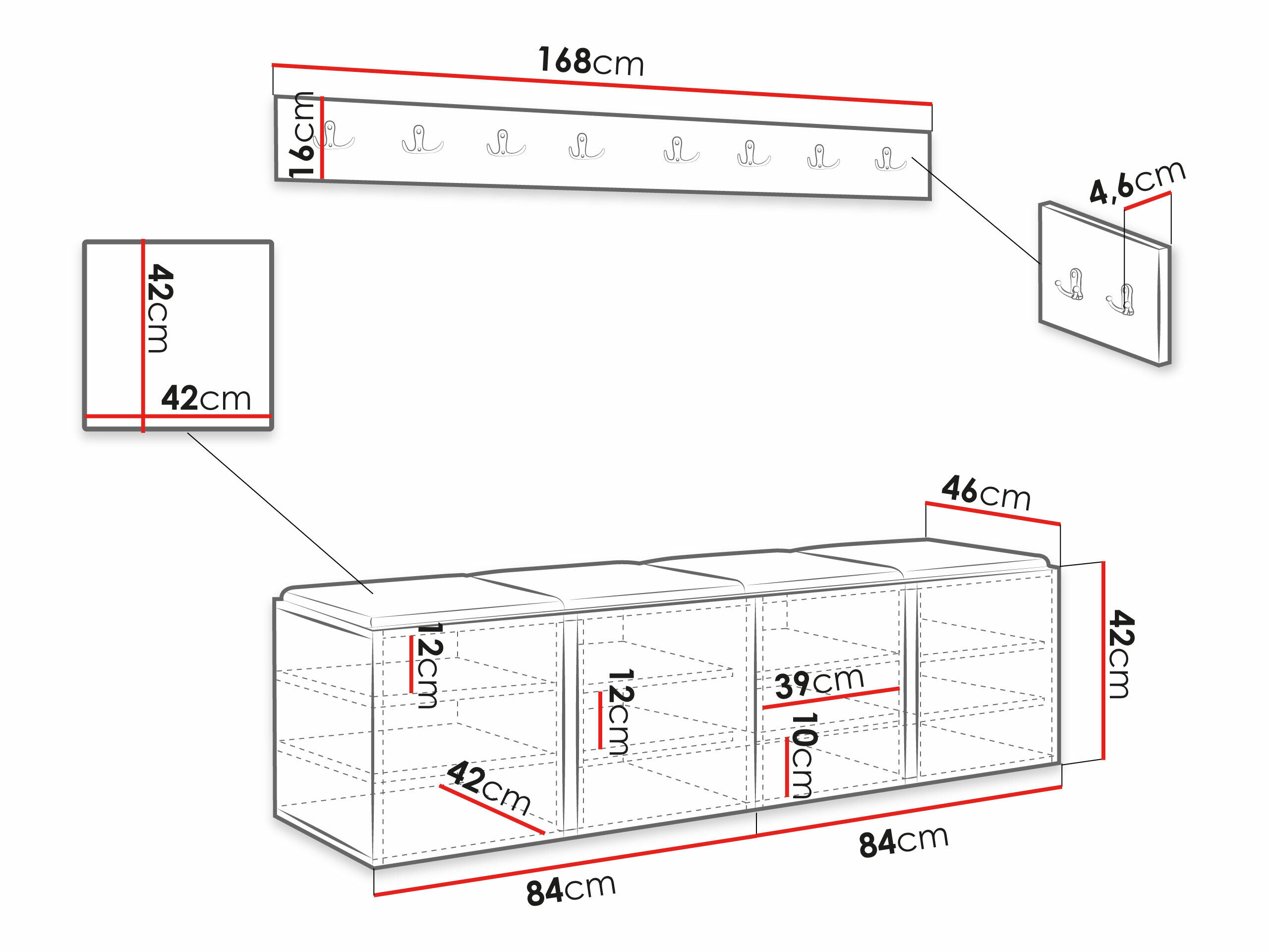 Entrésæt Pinis VII (Grafit)