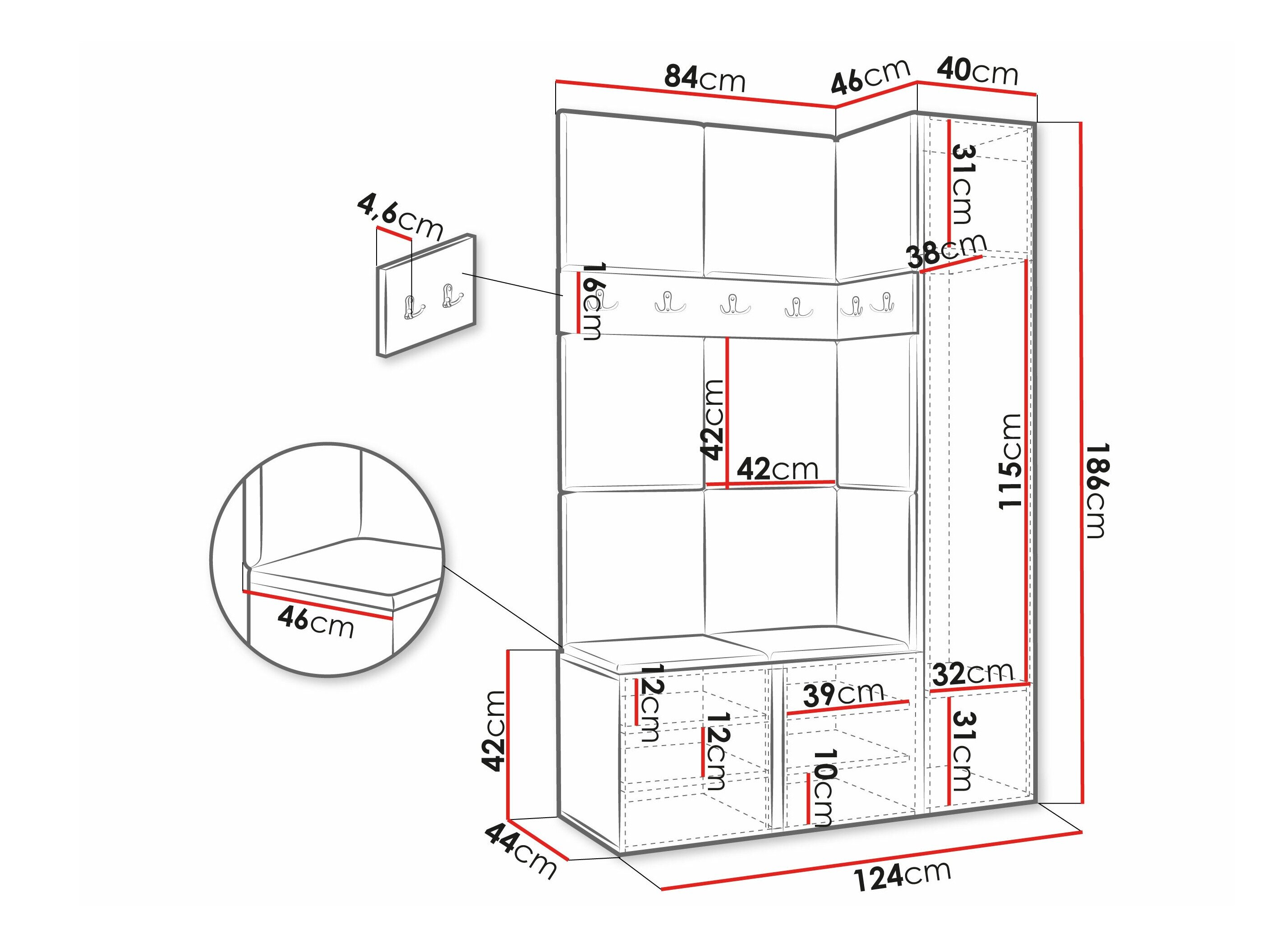 Entrésæt Pinis IX (Hvid)