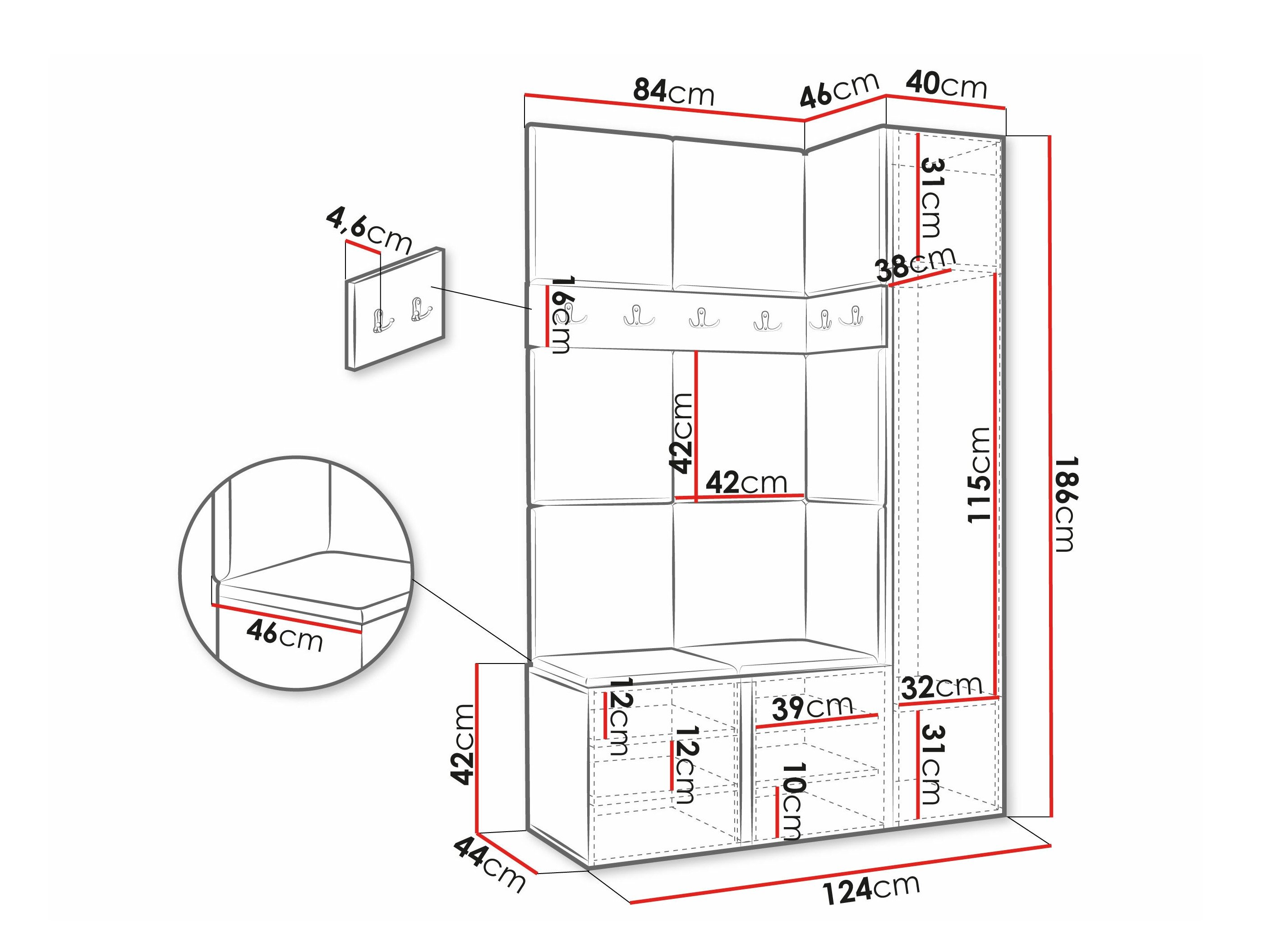 Entrésæt Pinis IX (Hvid)