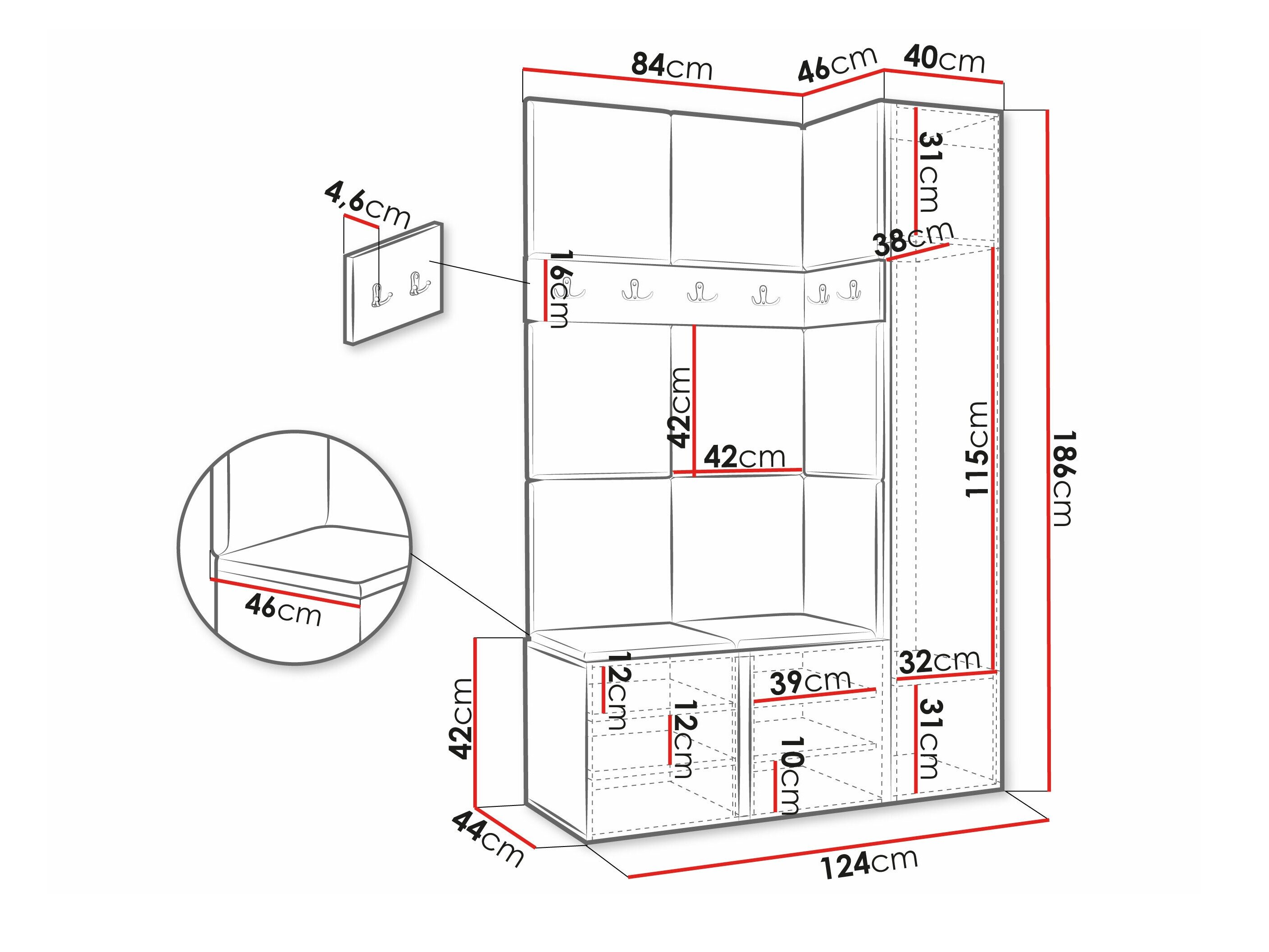 Entrésæt Hartford 277 (Hvid)
