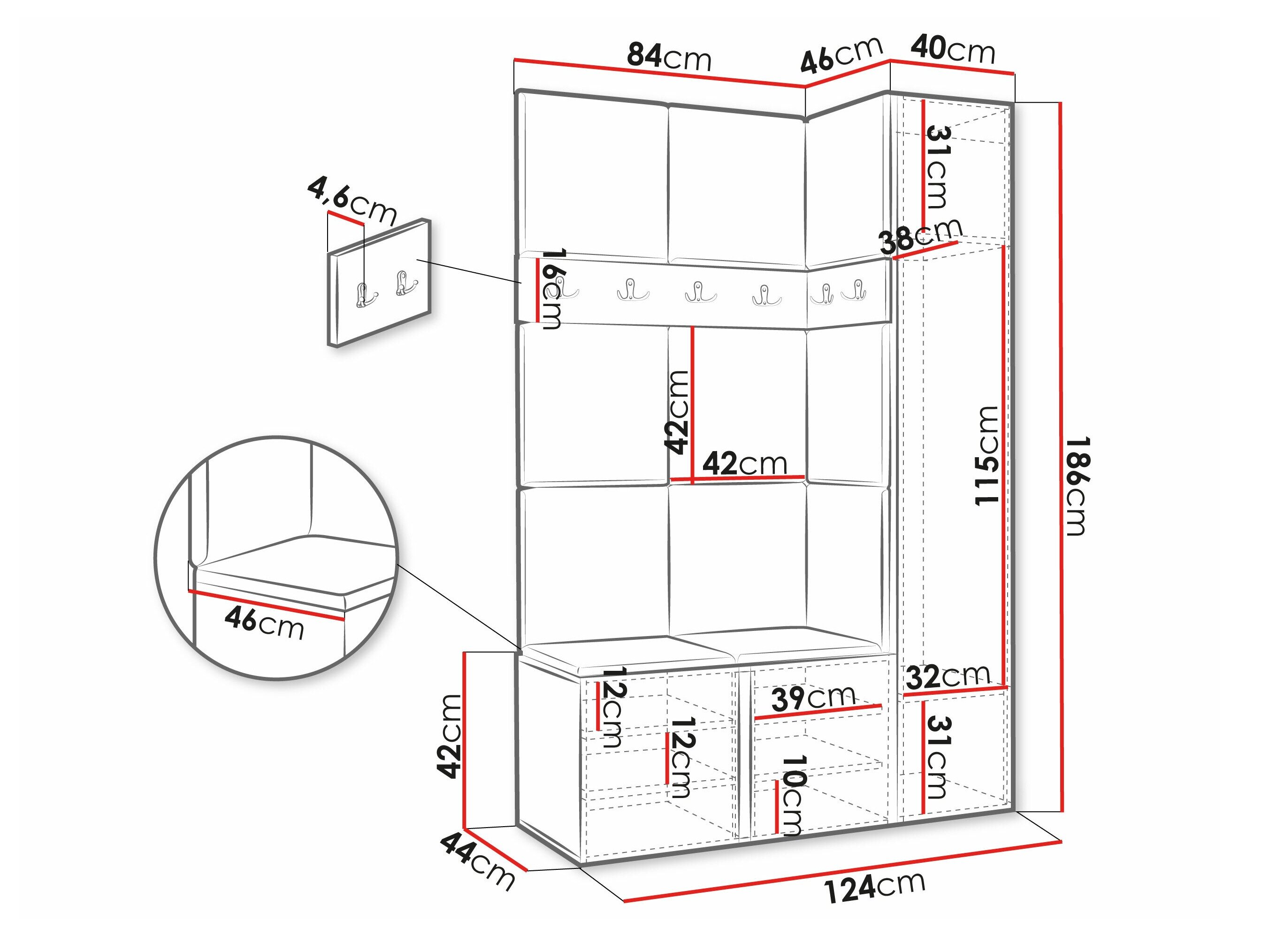 Entrésæt Hartford 277 (Øko læder blødt 017)