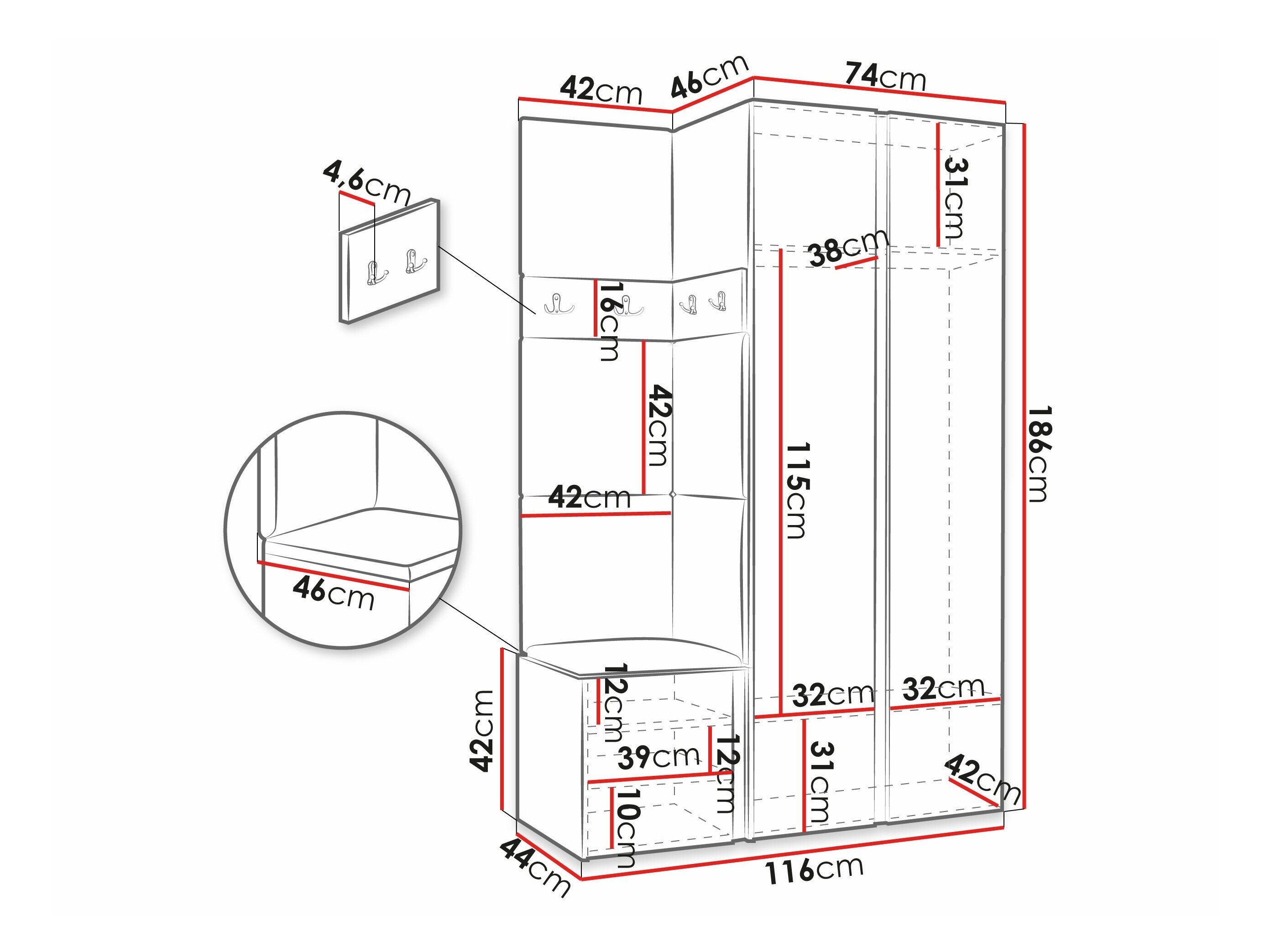 Entrésæt Hartford 350 (Grafit)