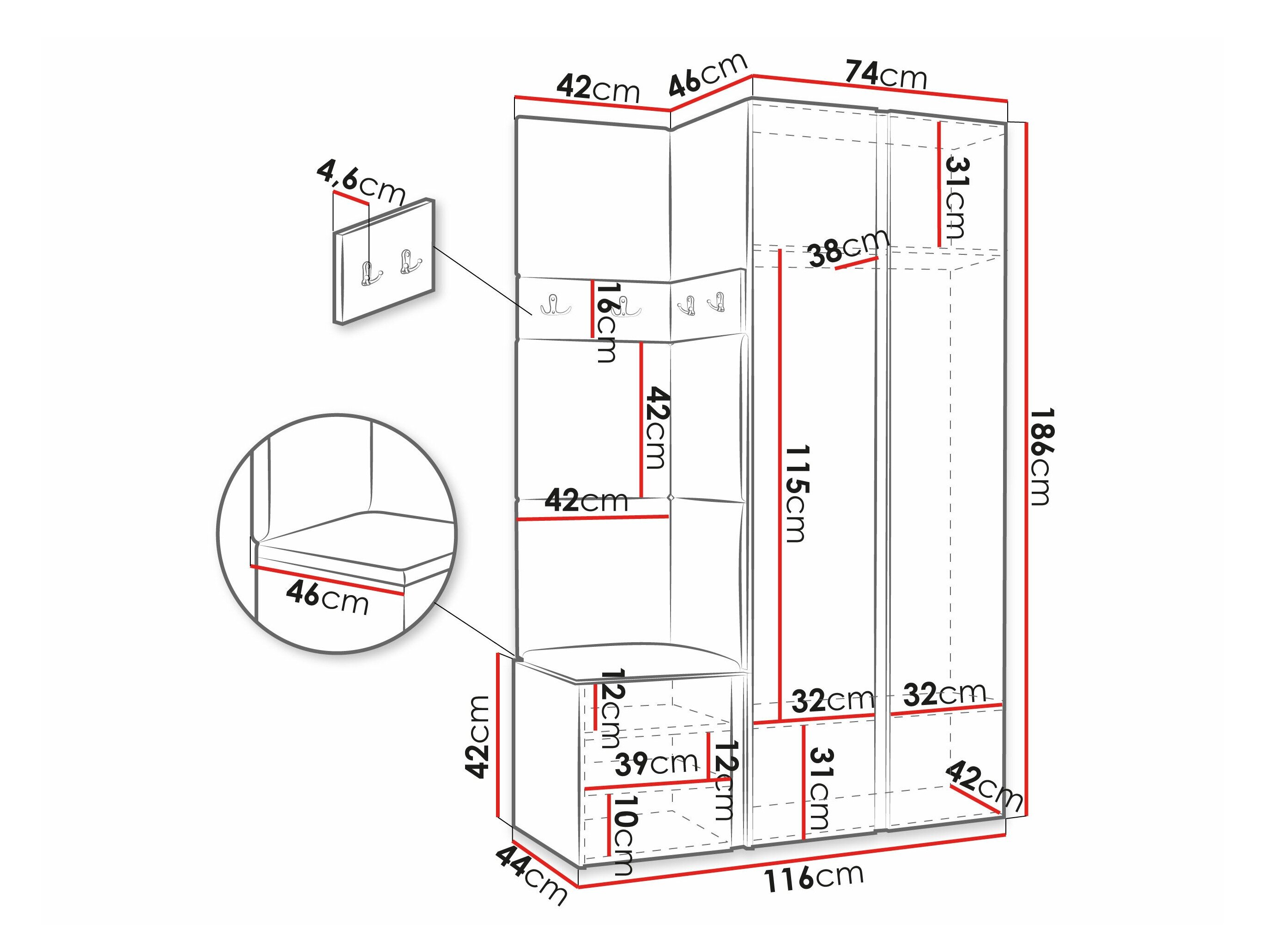Entrésæt Hartford 350 (Hvid)