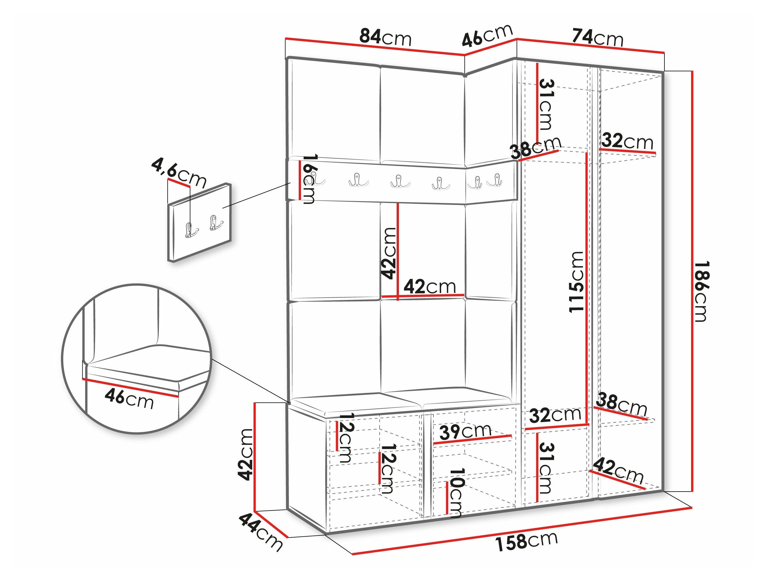 Entrésæt Pinis X (Øko læder blødt 011)