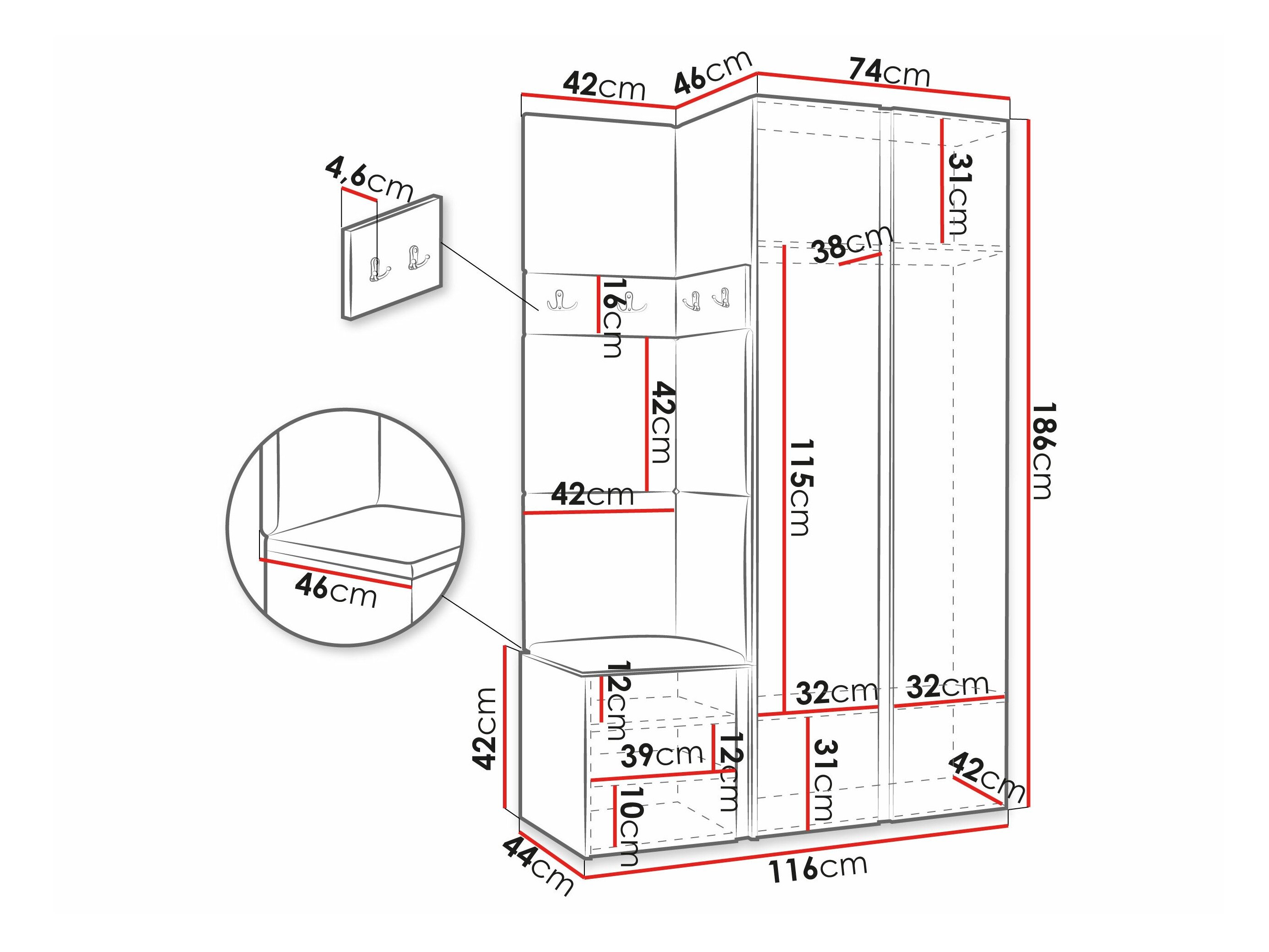 Entrésæt Pinis XXVI (Hvid)