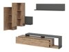 Stuemøbelsæt Lutiva 100 (Antracit + Ribbec egetræ)