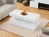 Table basse Monfero (Blanc + Blanc brillant)