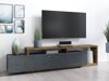 TV-bord Lutiva 103 (Matera grå + Mørk gran)