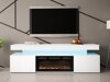 TV-meubel Monfero I (Wit + Glanzend wit)