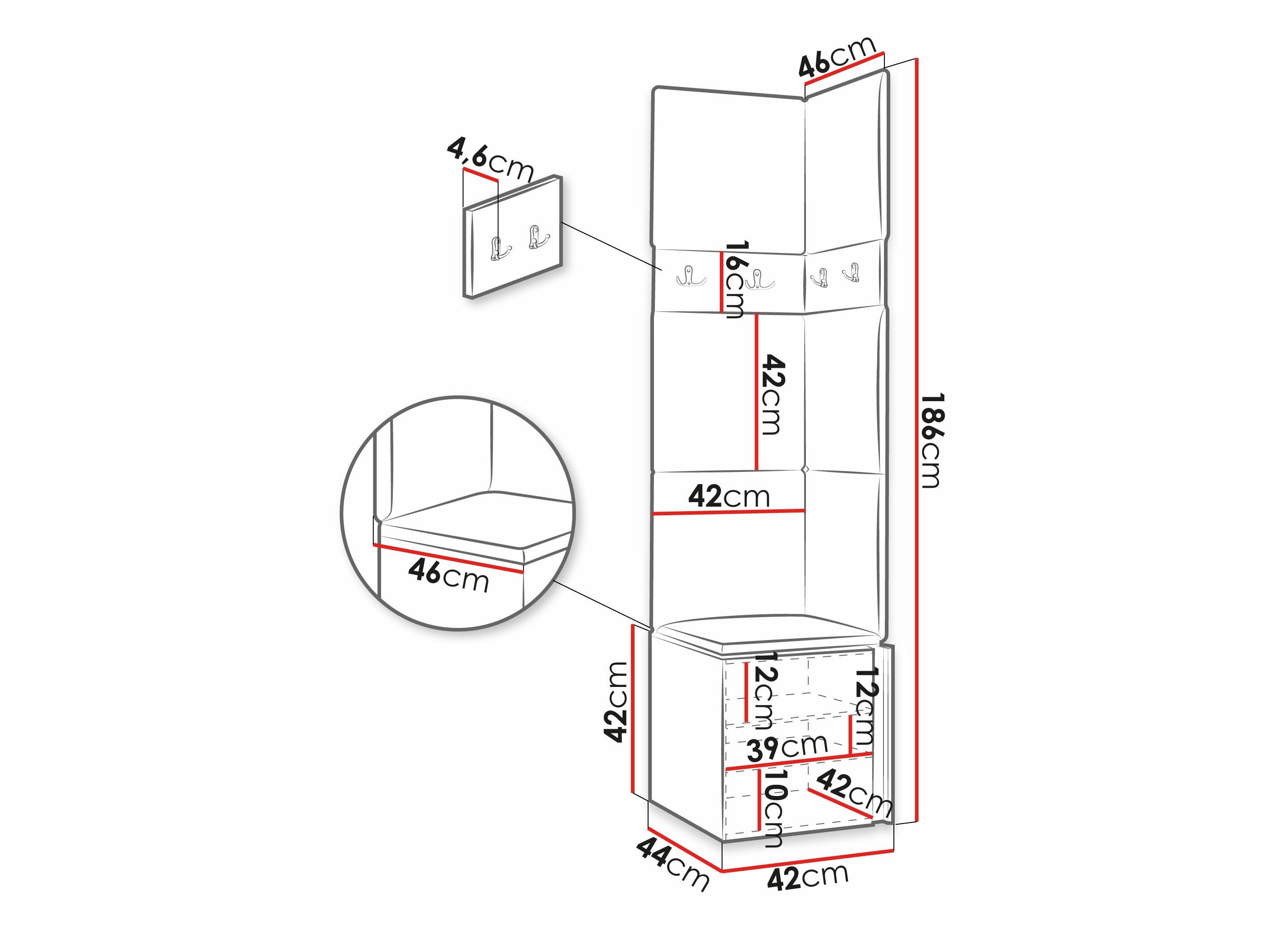 Entrésæt Hartford 347 (Grafit)