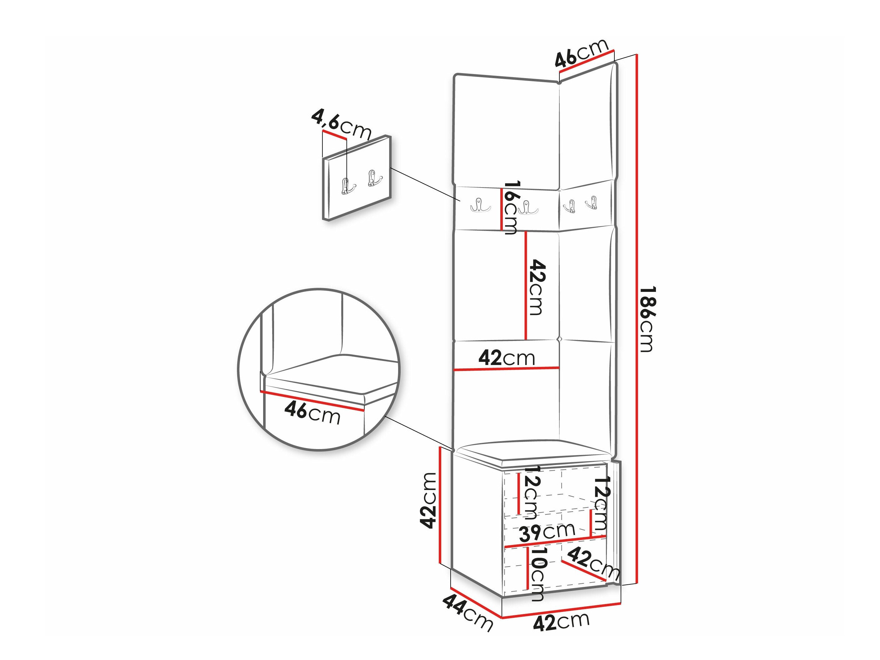 Entrésæt Pinis XXI (Hvid)