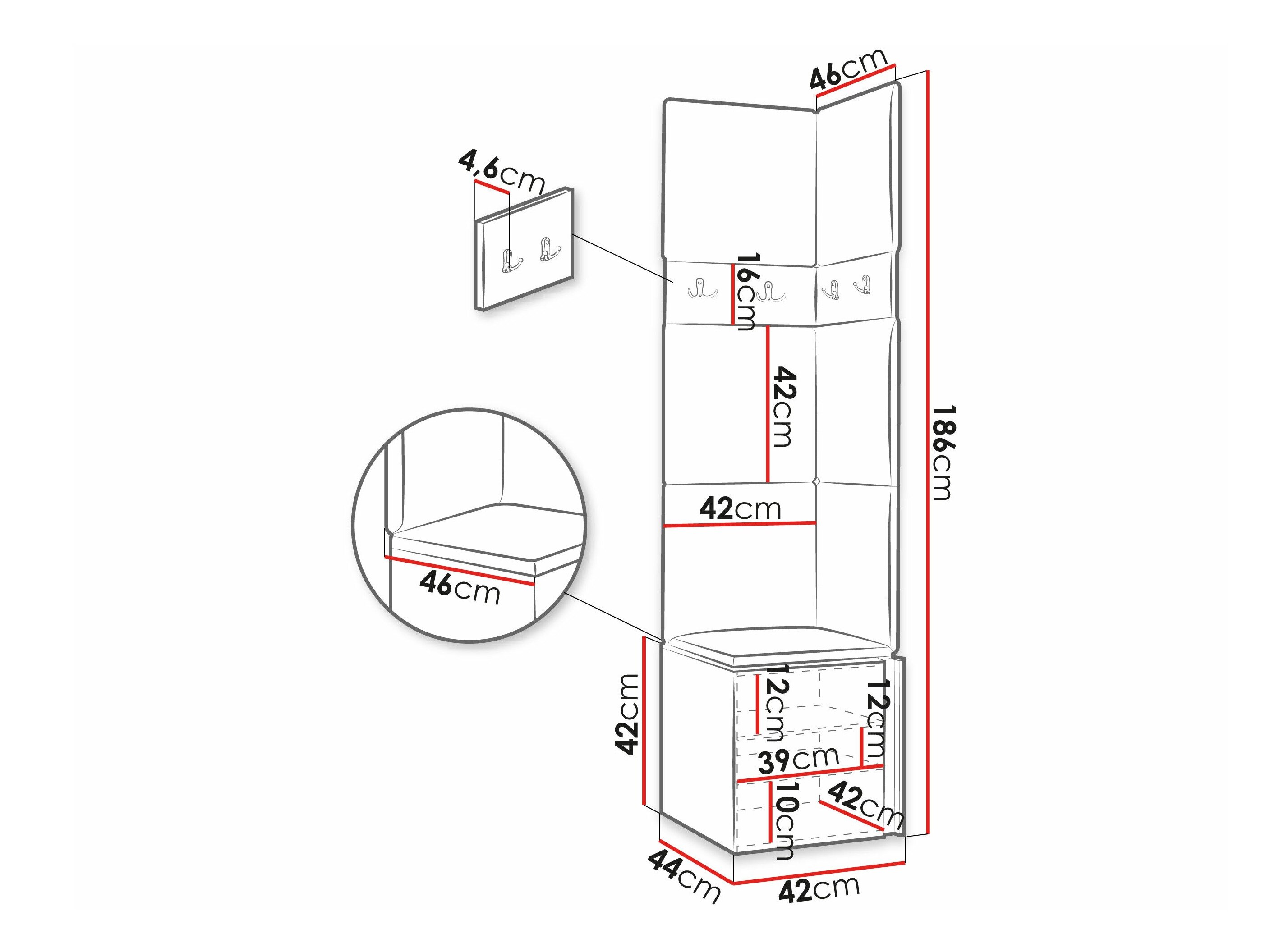 Entrésæt Pinis XXI (Hvid)