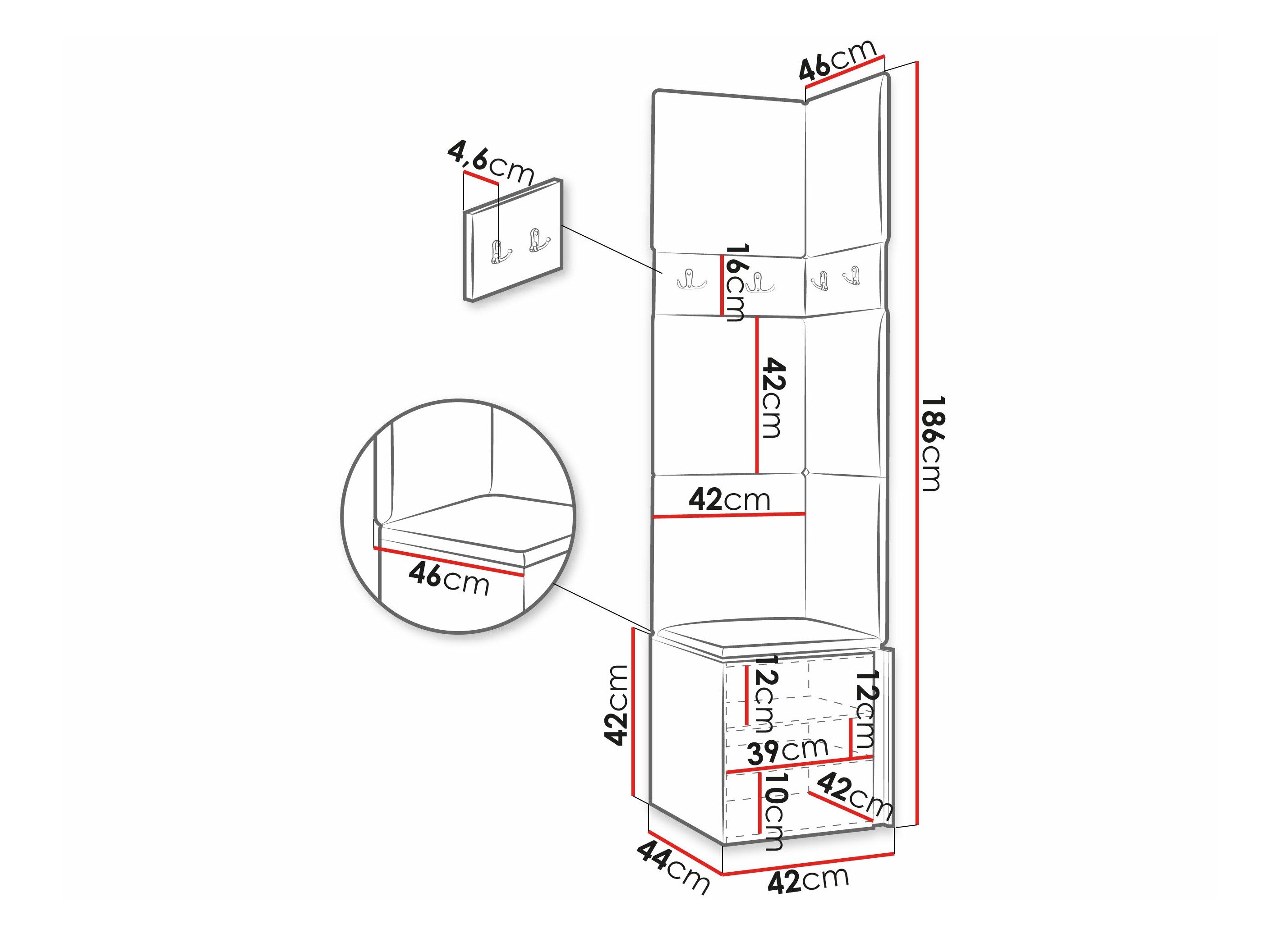 Gangmeubelset Pinis XXI (Wit)