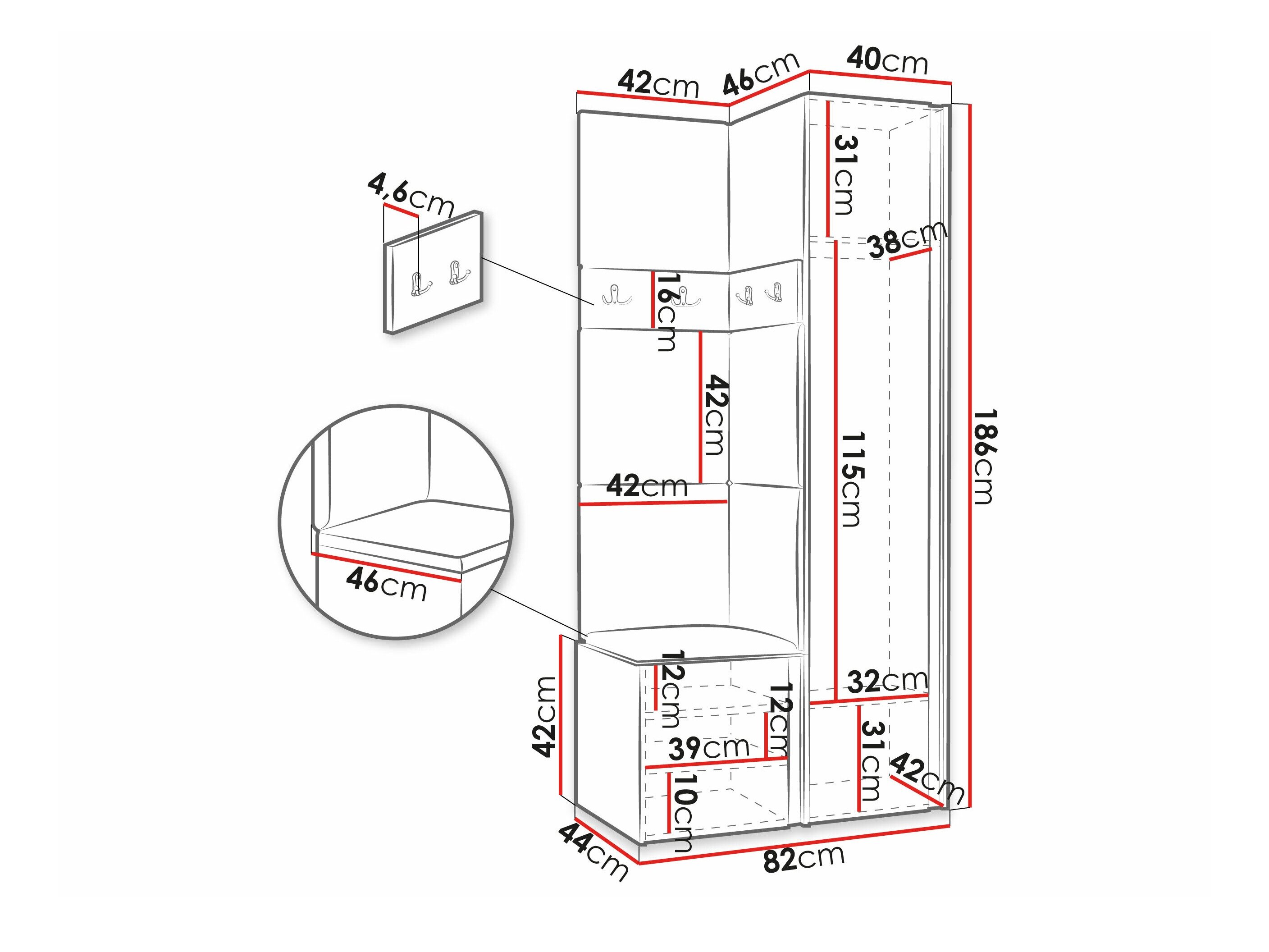 Entrésæt Pinis XXV (Grafit)