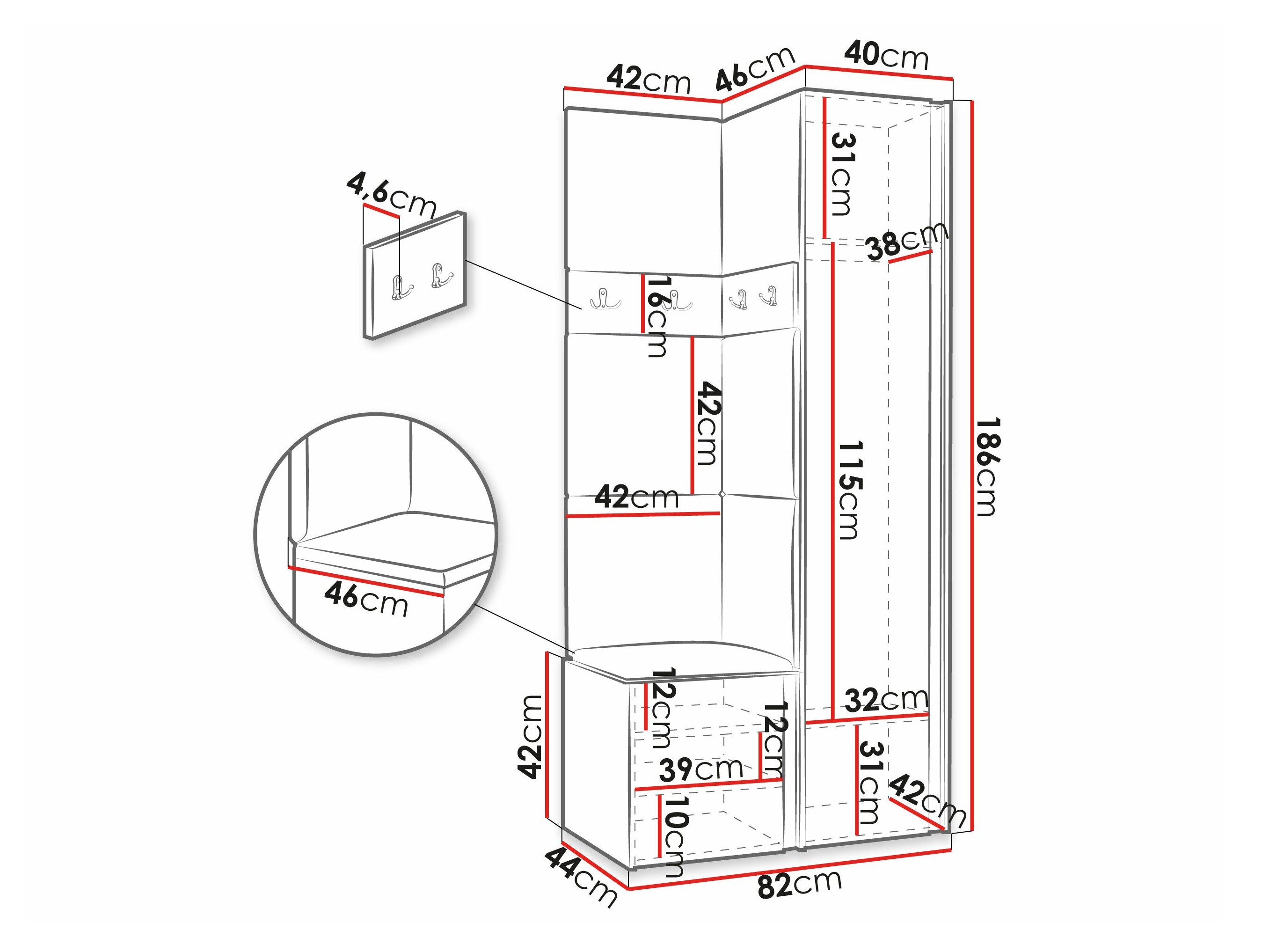 Entrésæt Pinis XXV (Hvid)
