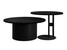 Diivanilaudade komplekt Oswego 159 (Must marmor)