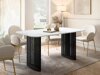 Tafel Oswego 163 (Wit marmer)