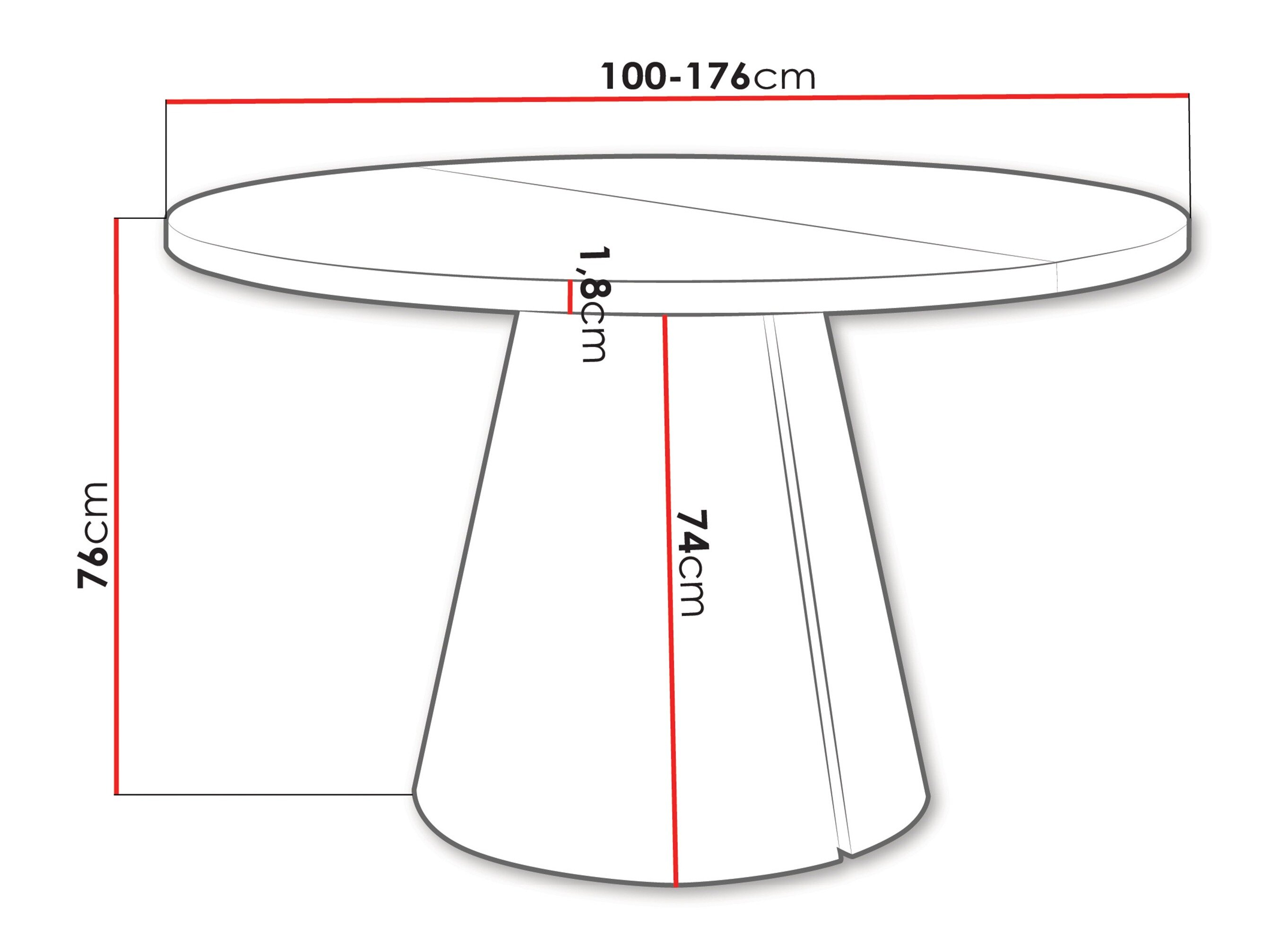 Bord Oswego 165 (Valnød)