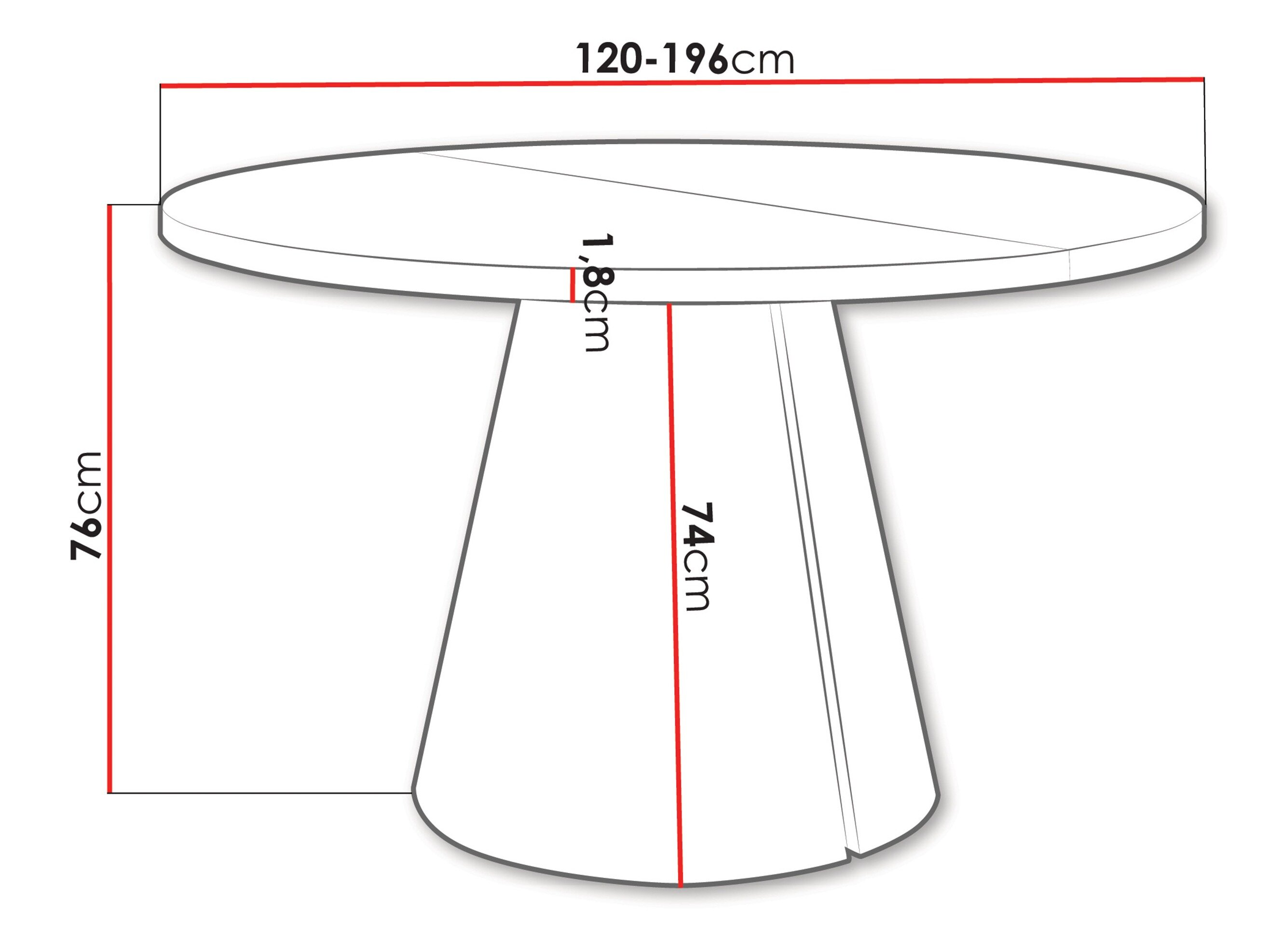 Bord Oswego 167 (Valnød)