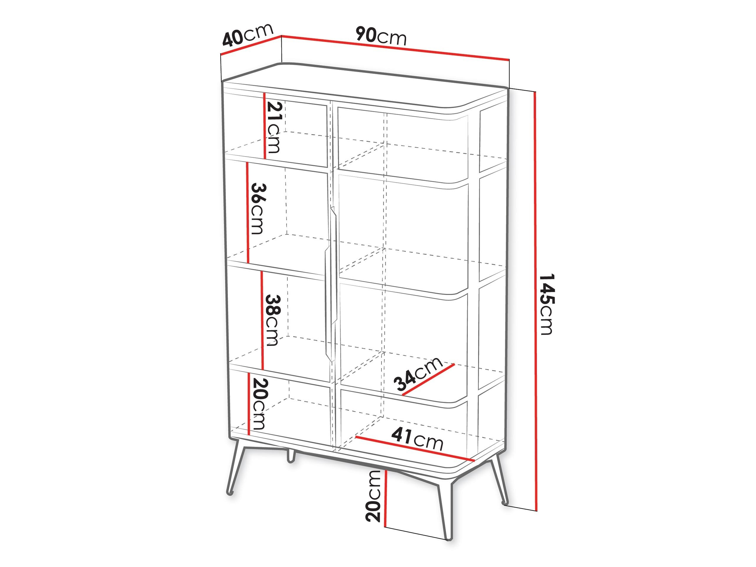 Reol Camfelo 103 (Sort)