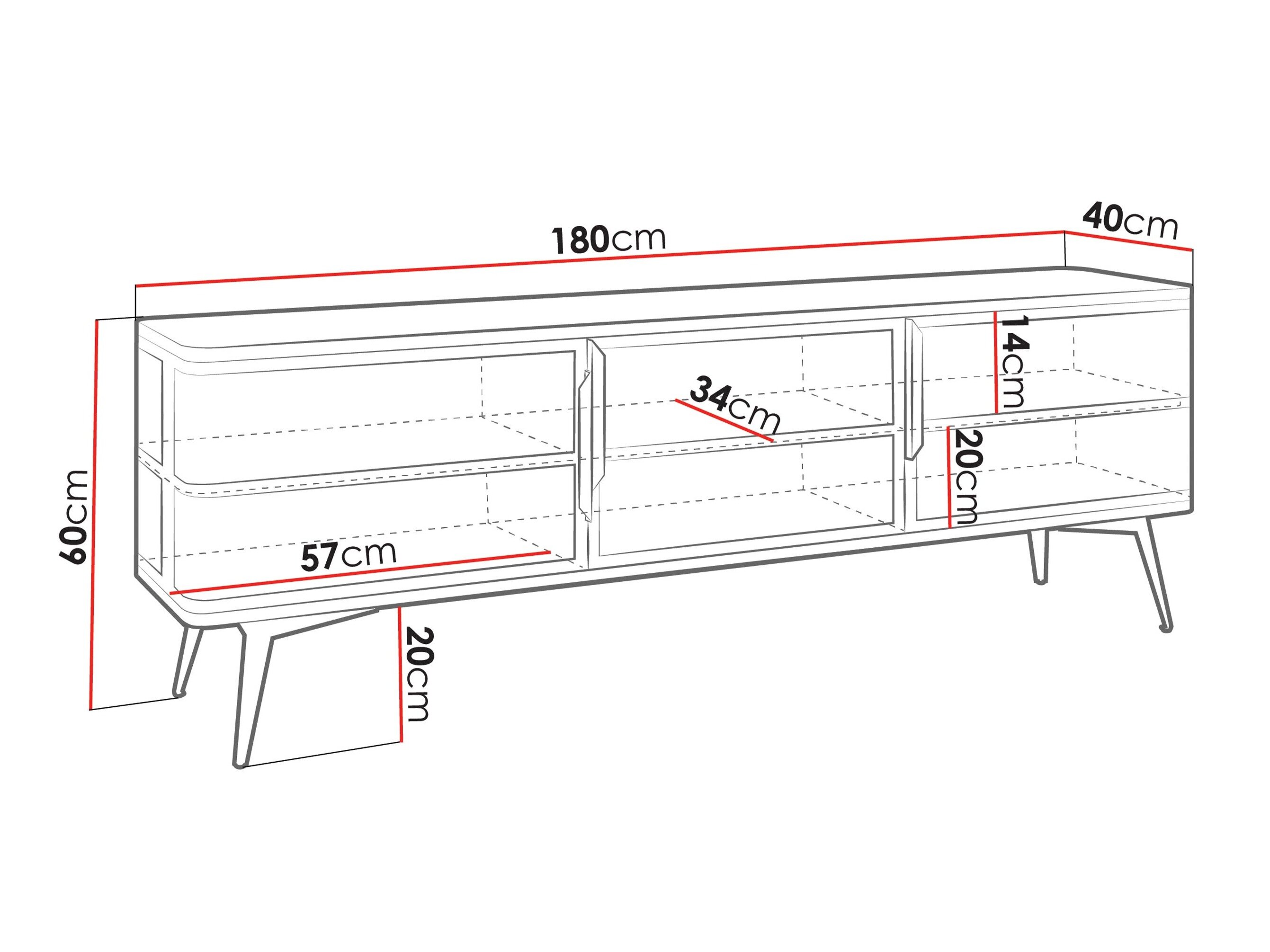 TV-bord Camfelo 102 (Kashmir)