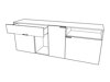 Komoda Veldalo 122 (Svijetli hrast)