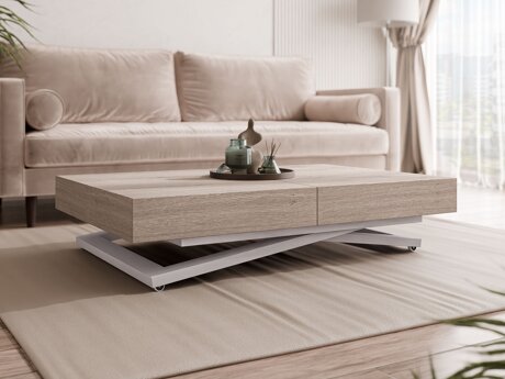 Transformeerbare salontafel Oswego 172 (Eiken)