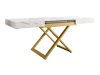 Transformeerbare salontafel Oswego 173 (Wit marmer)