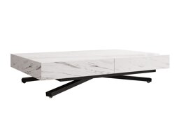 Table basse transformateur Oswego 176 (Marbre blanc)