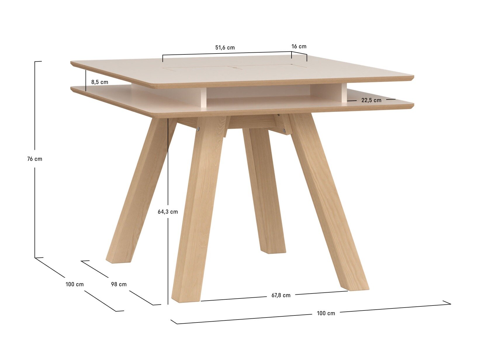 Tisch Veldalo 126