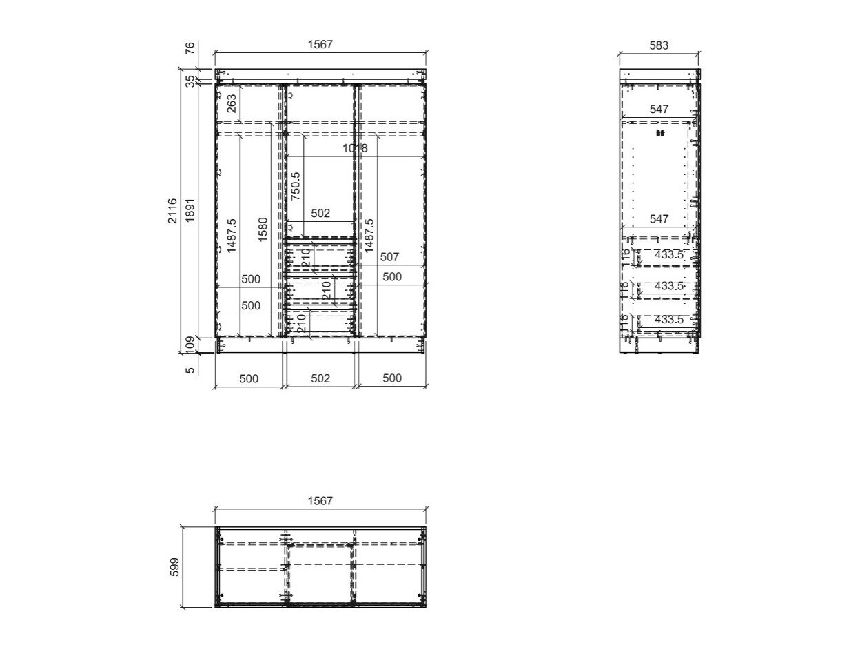 Garderobeskab Numeri 117