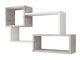 Étagère murale Lexicon II (Béton + Blanc)