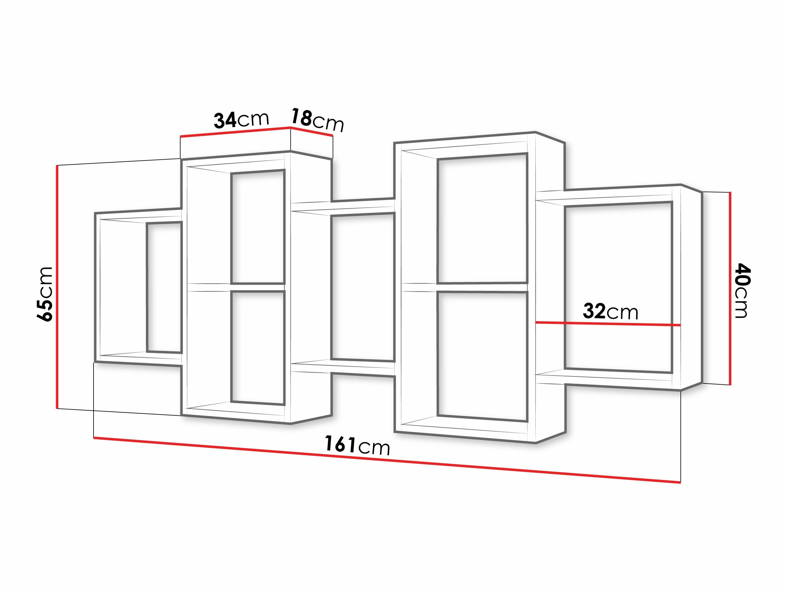 Vægreol Sarasota 103 (Grafit)