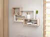 Wandplank Lexicon II (Sonoma eik + Wit)