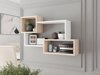Wandplank Lexicon II (Sonoma eik + Wit)