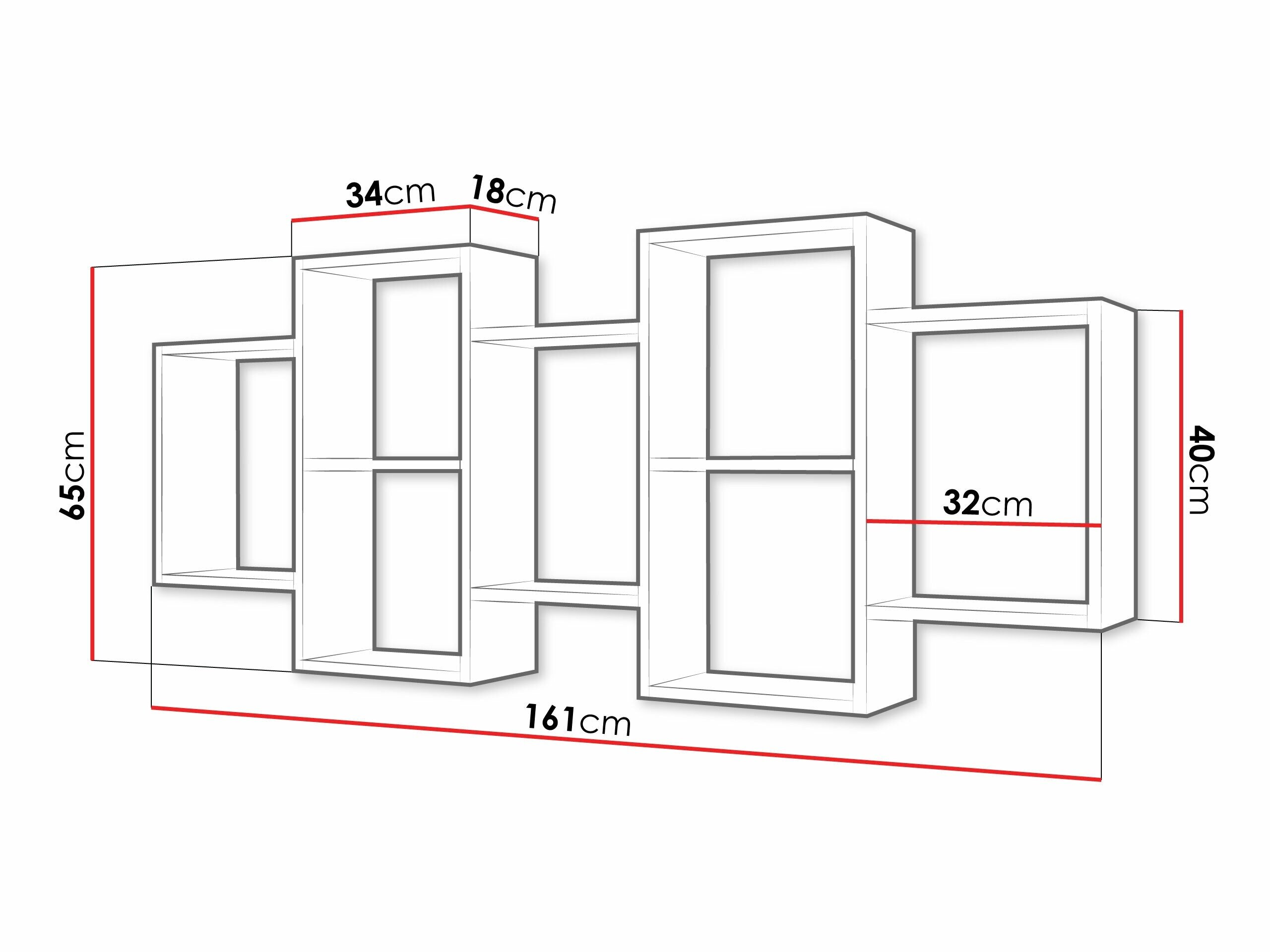 Wandplank Lexicon (Sonoma eik)