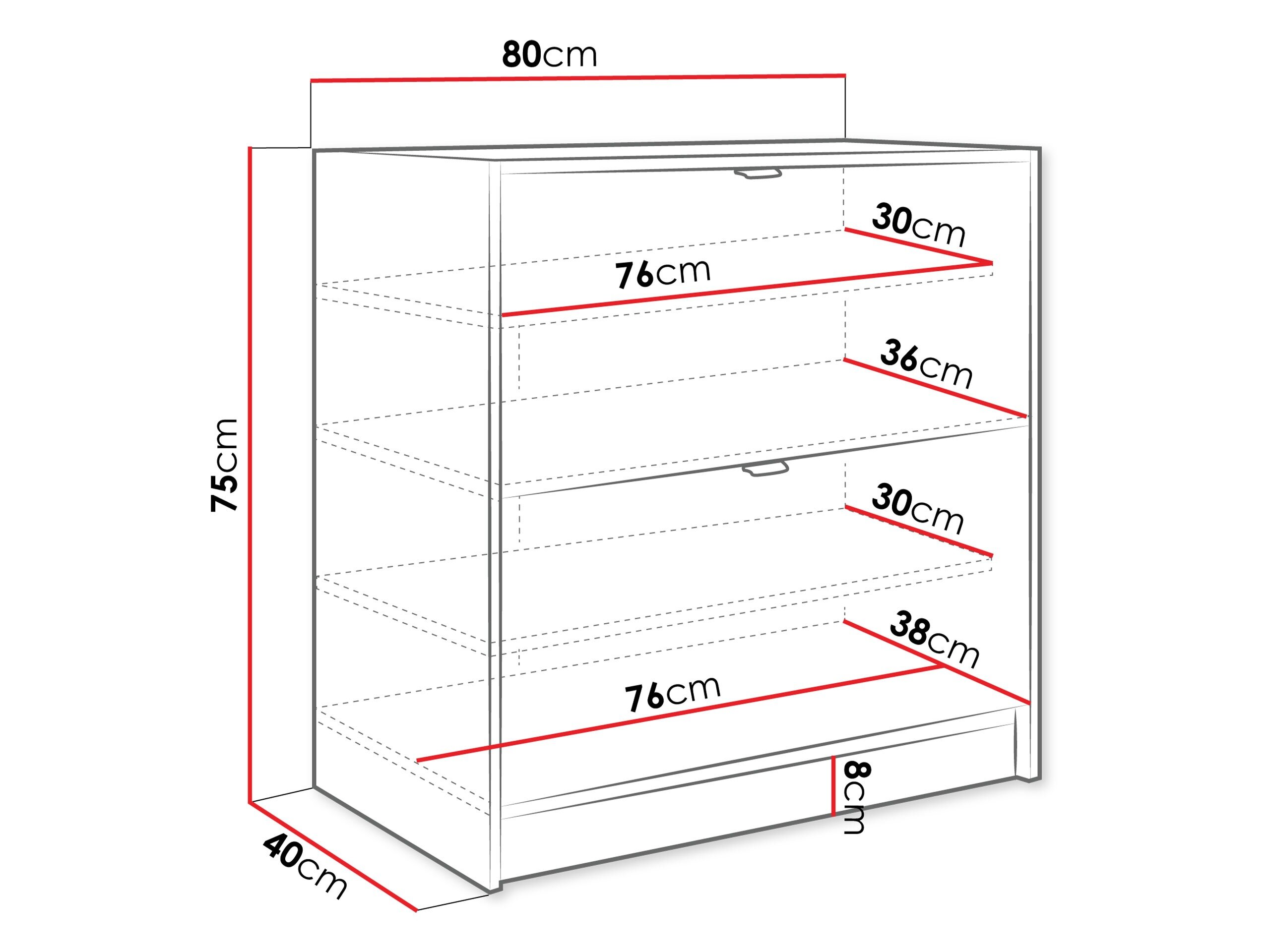 Skoskab Comfivo Velal II (Hvid)