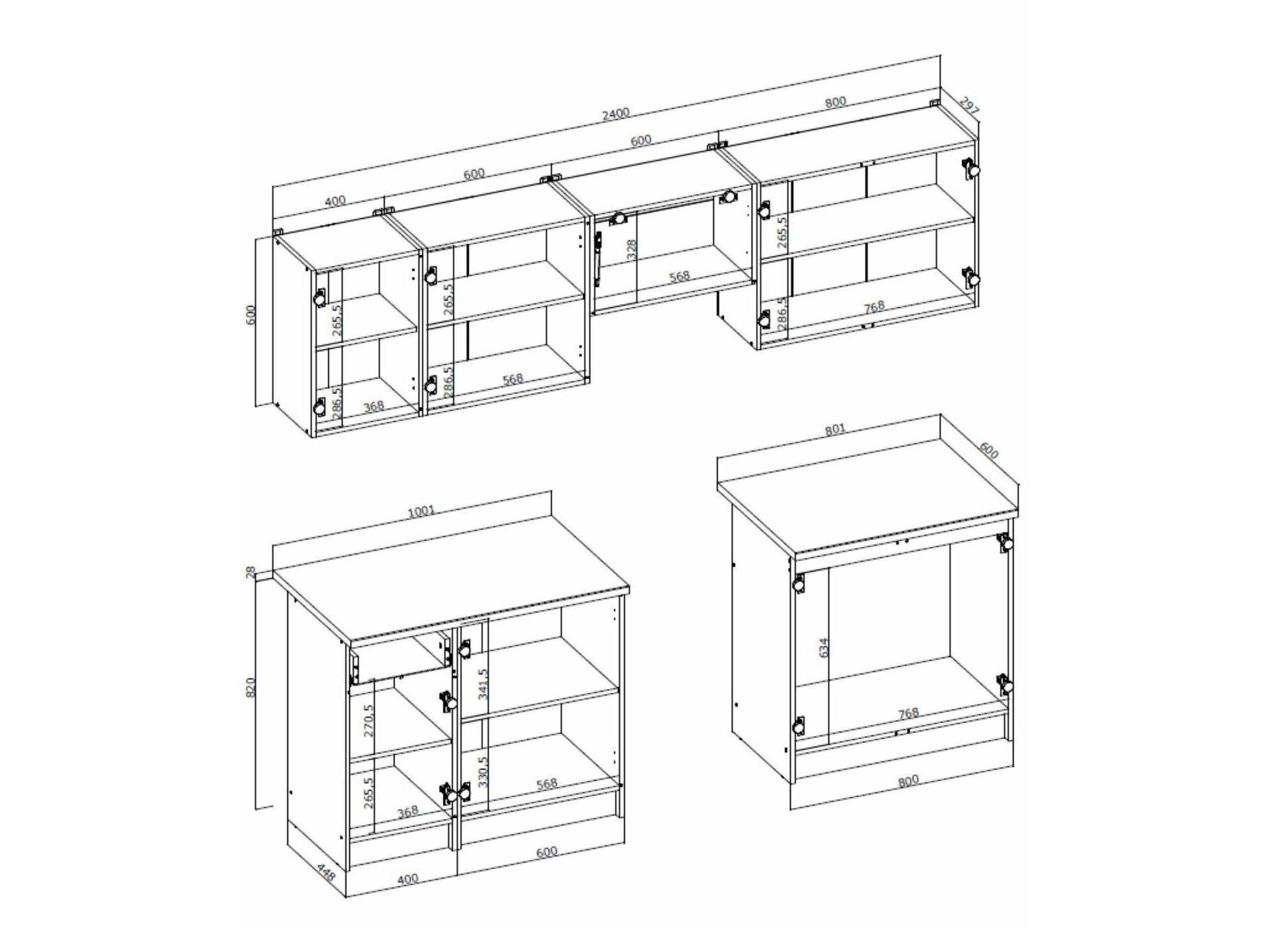 Køkkensæt Houston 1721