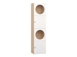 Polica Tornolo 105 (Svijetli hrast + Bijela)
