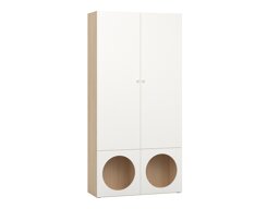 Polica Tornolo 106 (Hrast svijetla + Bijela)