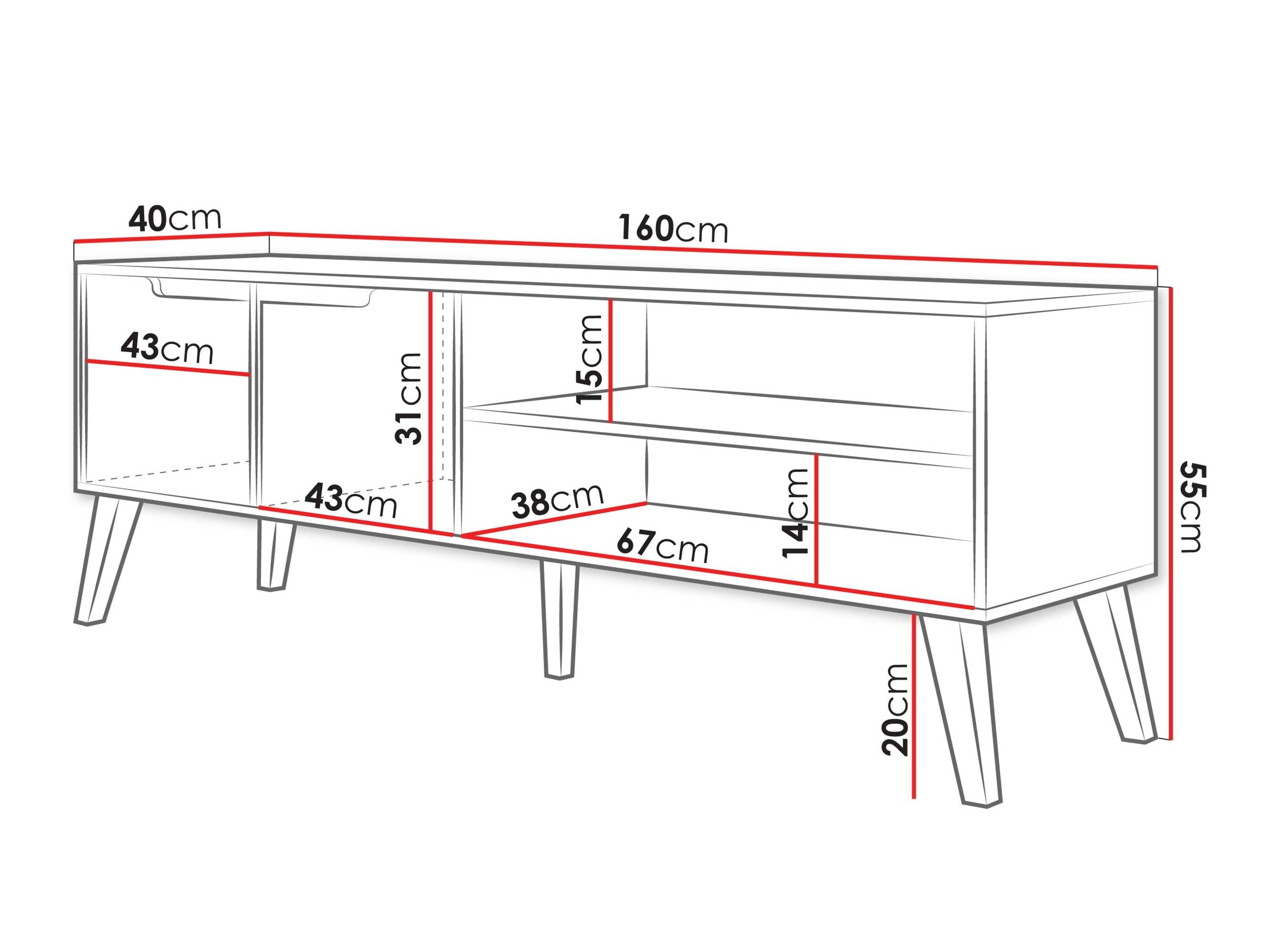 TV-bord Otis (Kashmir)