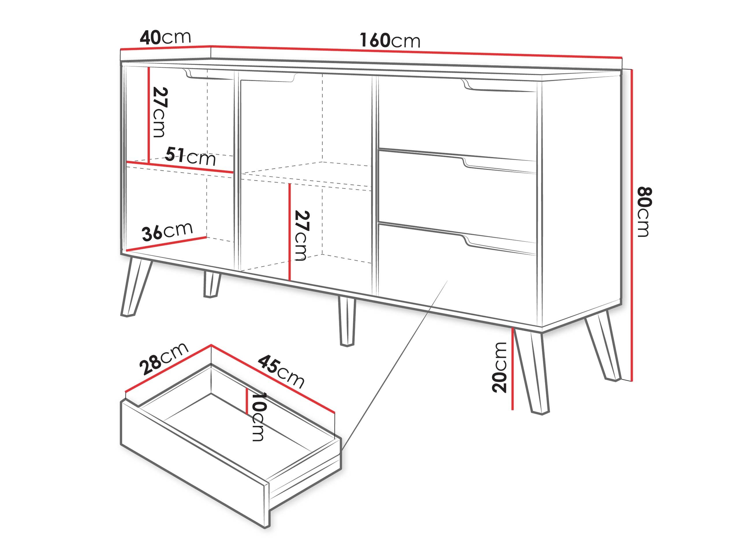 Kommode Otis (Valnød)