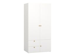 Garderobna omara Tornolo 109 (Bela + Svetla Hrast)
