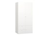 Kleiderschrank Tornolo 109 (Weiss + Grau)