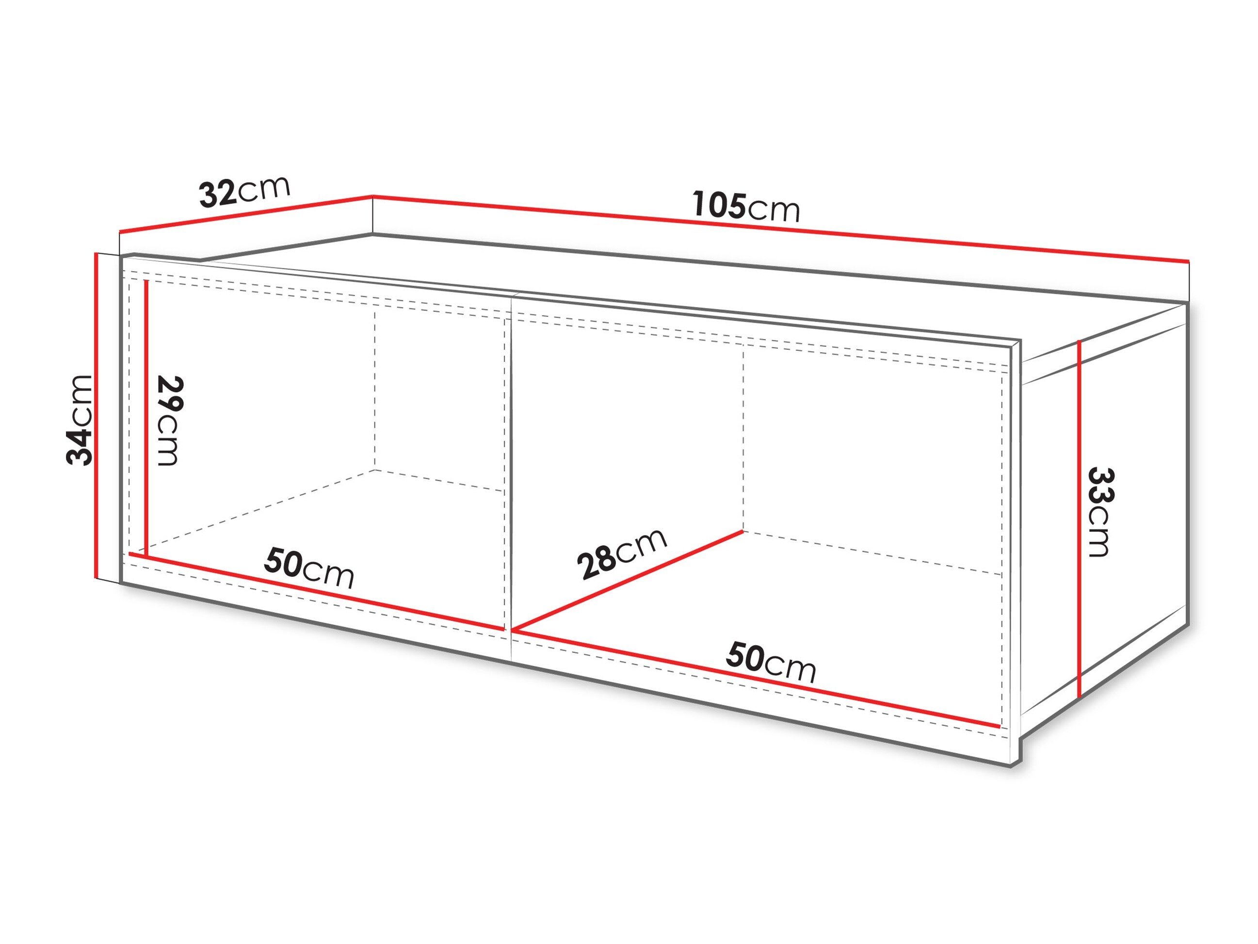 Vægskab Tivdalu 101 (Valnød)