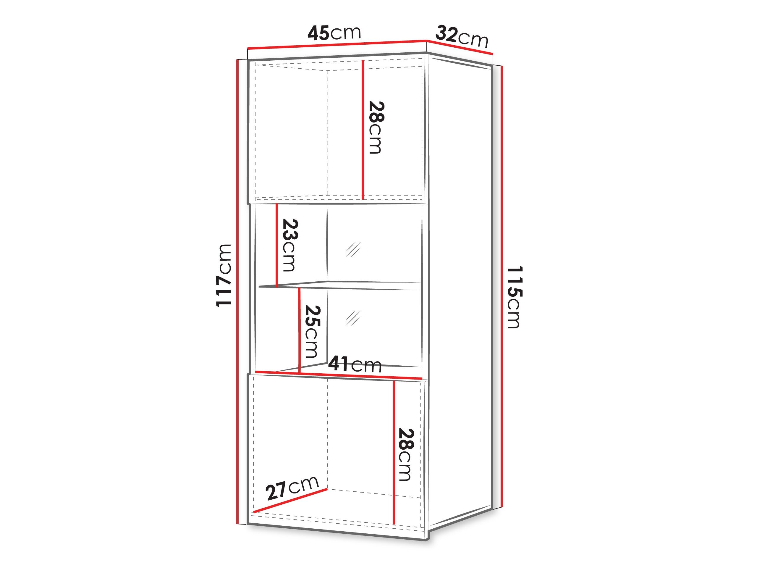 Vægskab Remus I (Valnød)