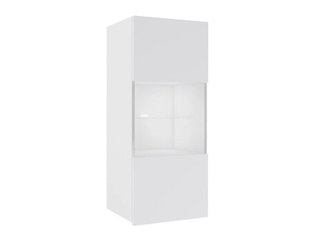 Wandkast Remus I (Wit + Glanzend wit)